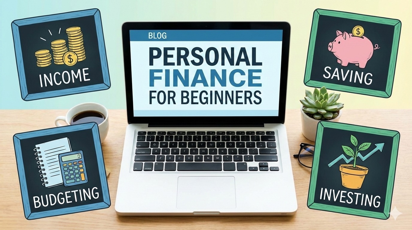 key areas of personal finance income budgeting saving investing
