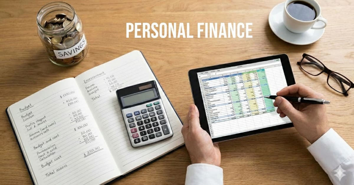 personal finance for beginners guide covering income budgeting saving and investing