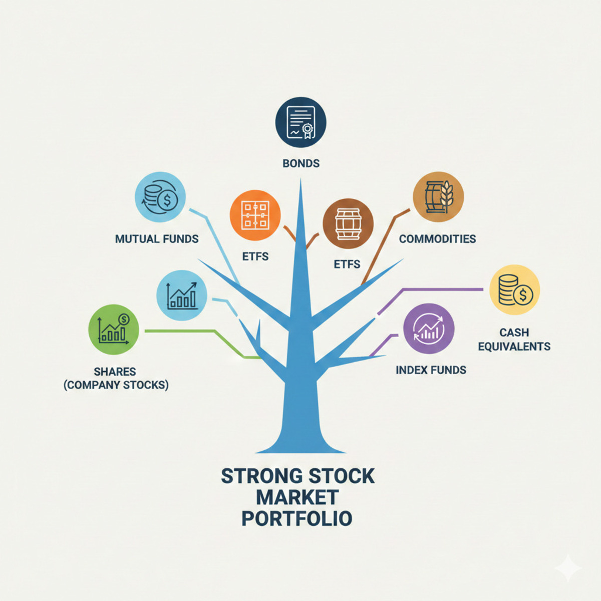 stock market portfolio diversification for long-term investing
