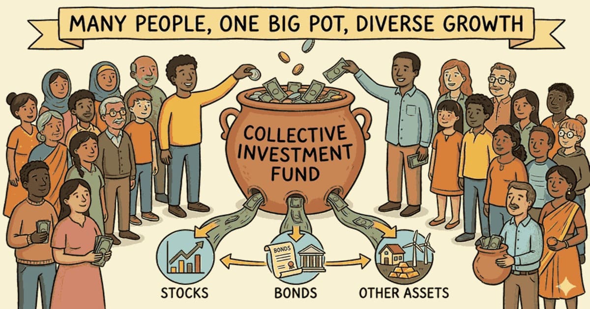 What is a mutual fund - pooled investment from many investors explained for beginners