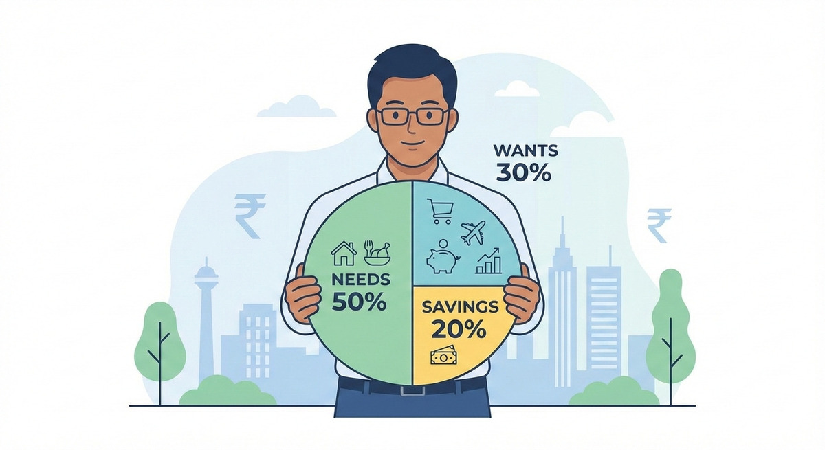 50-30-20 rule in india explained with indian salary