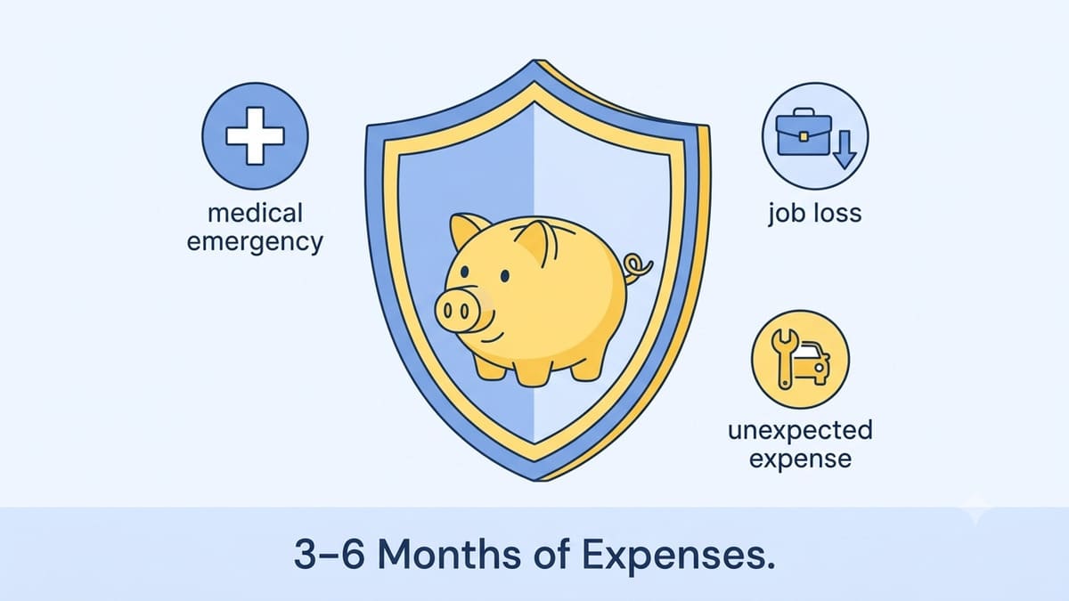 Emergency fund savings guide as part of the 50-30-20 rule in India