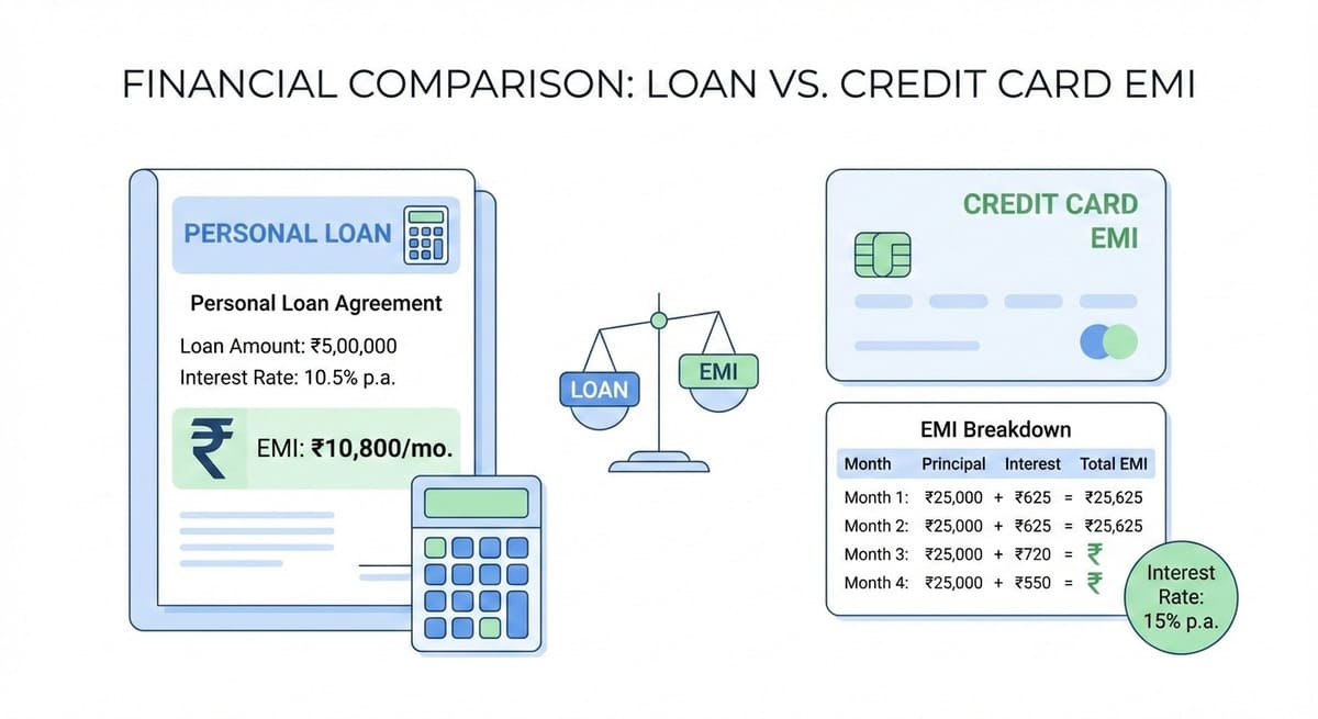 Focus Keyword: Personal Loan vs Credit Card Loan Which Is Cheaper