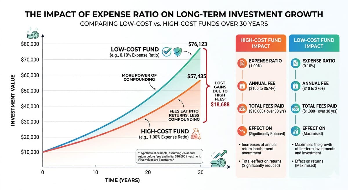 impact of expense ratio on long term investment returns