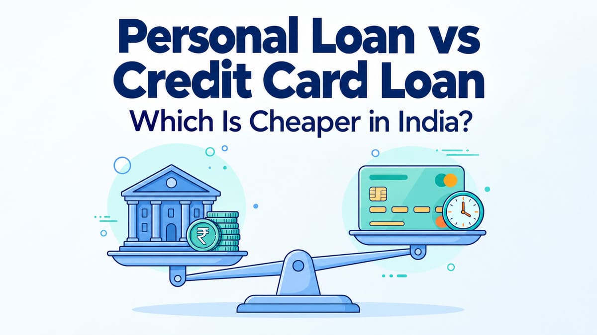 Personal Loan vs Credit Card Loan Which Is Cheaper