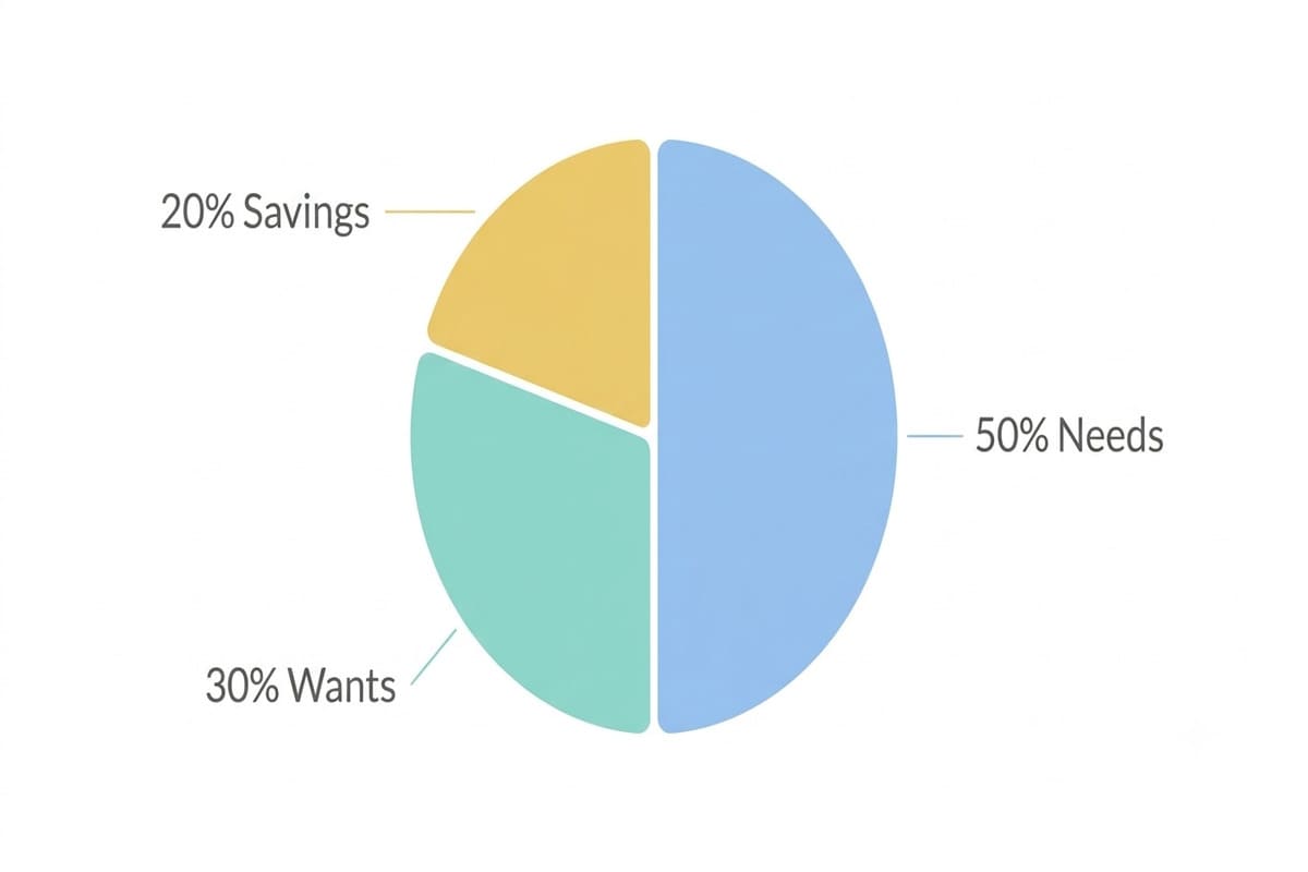 50-30-20 rule for monthly budget planning in India
